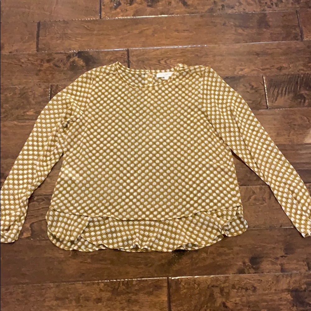Loft sheer blouse